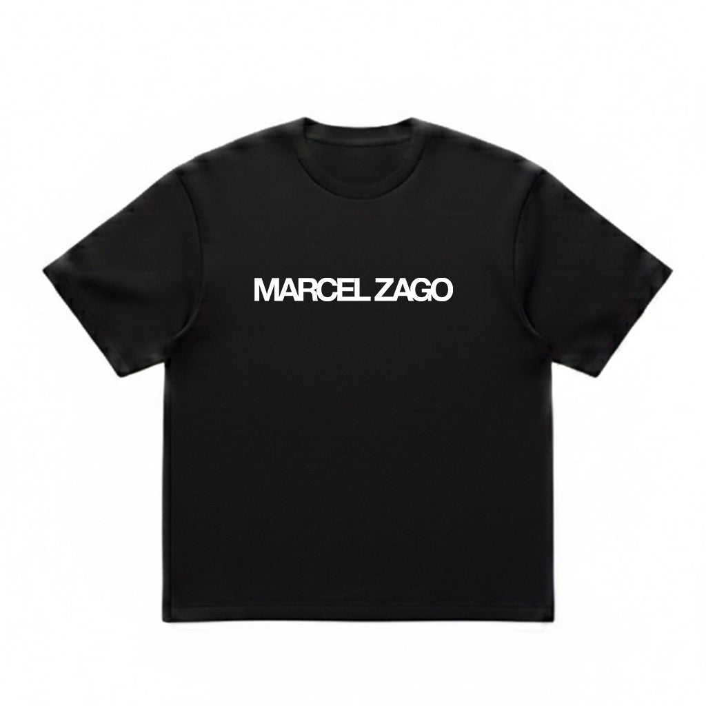 THE CLASSIC MARCEL ZAGO TEE SHIRT (BLACK)