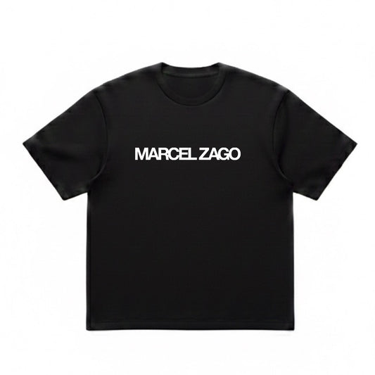 THE CLASSIC MARCEL ZAGO TEE SHIRT (BLACK)